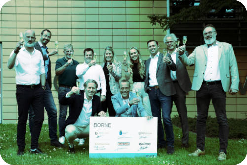 Vijf Bornse bedrijven richten samen Innovatiehub Borne op